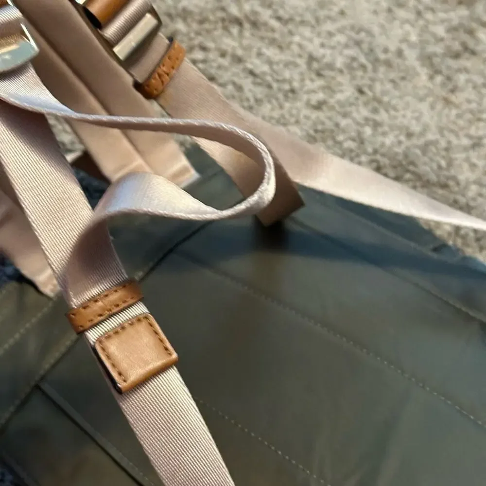 Michael Kors Olive Nylon Backpack - Picture 11 of 16